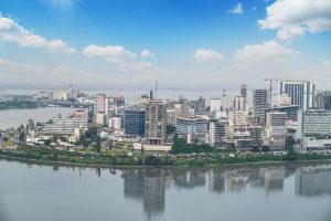vue de la ville, plateau d'Abidjan