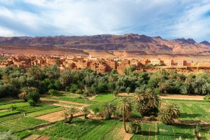 Ville et oasis de Tinerhir, Maroc